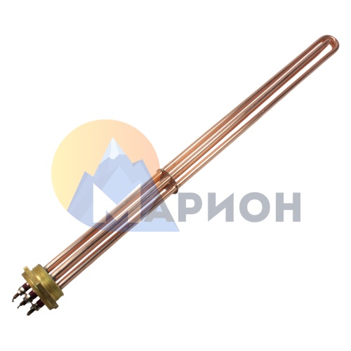 Блок ТЭН 15 кВт 220 В G1 1/2" медь/латунь (трубка + колпак) HTH